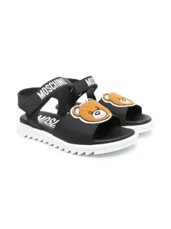 Moschino Kids Sandales à Motif Teddy Bear BLACK