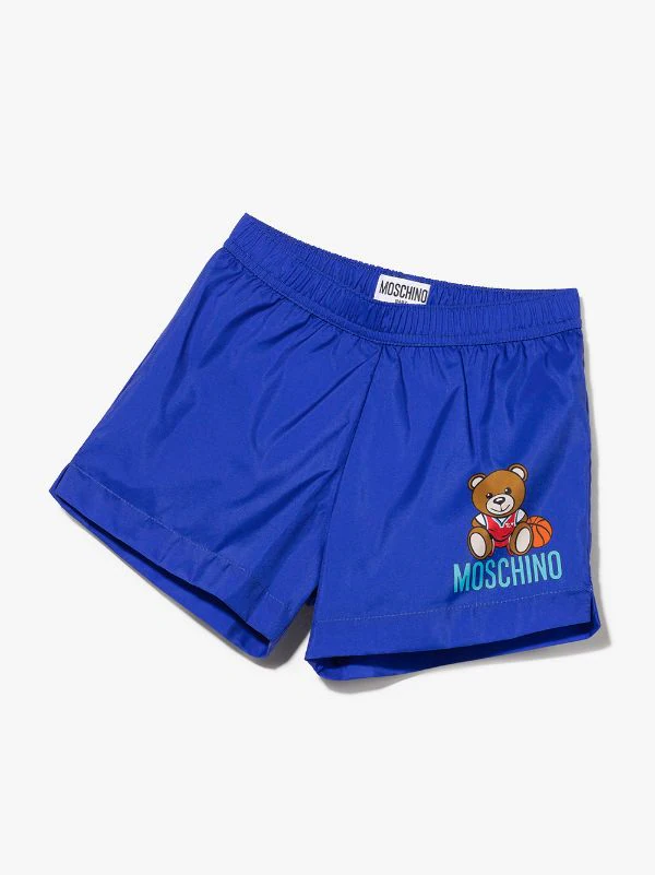 ( Nouvelle Collection ) Moschino Kids 40457 SURF BLUE Short De Bain à Motif Teddy Bear Enfant 4 ( Nouvelle Collection ) Moschino Kids 40457 SURF BLUE Short De Bain à Motif Teddy Bear Enfant – Image 2