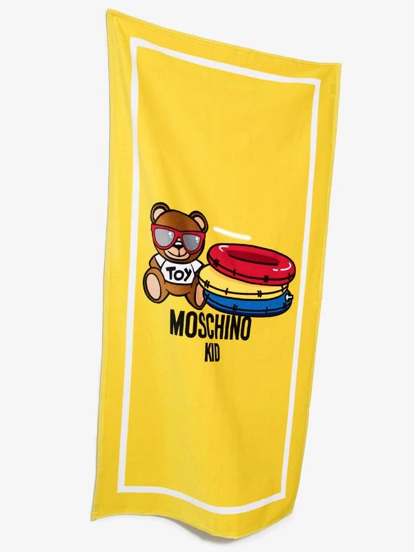 ( Nouvelle Collection ) Moschino Kids Serviette De Bain à Imprimé Teddy Bear Enfant 3 ( Nouvelle Collection ) Moschino Kids Serviette De Bain à Imprimé Teddy Bear Enfant – Image 2