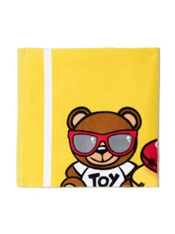 ( Nouvelle Collection ) Moschino Kids Serviette De Bain à Imprimé Teddy Bear Enfant