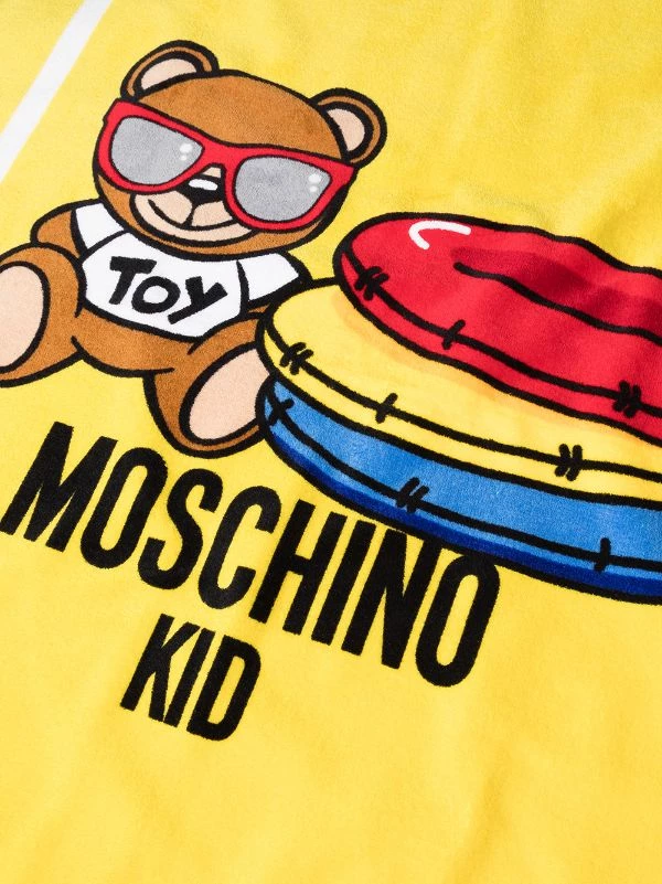 ( Nouvelle Collection ) Moschino Kids Serviette De Bain à Imprimé Teddy Bear Enfant 4 ( Nouvelle Collection ) Moschino Kids Serviette De Bain à Imprimé Teddy Bear Enfant – Image 3