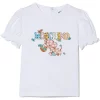 ( Nouvelle Collection ) Moschino Kids T-shirt En Coton à Logo Imprimé 10101 BIANCO OTTICO -Moschino Kids Soldes Boutique 17423865 39602983 600