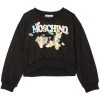 ( Nouvelle Collection ) Moschino Kids 60100 NERO/BLACK Sweat à Imprimé Graphique Enfant -Moschino Kids Soldes Boutique 17424350 39599336 600