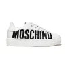 ( Nouvelle Collection ) Moschino Kids Baskets En Cuir à Logo Imprimé 1 -Moschino Kids Soldes Boutique 17436029 39602612 600
