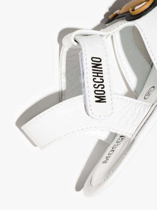 ( Nouvelle Collection ) Moschino Kids Sandales Teddy Bear En Cuir Enfant 6 ( Nouvelle Collection ) Moschino Kids Sandales Teddy Bear En Cuir Enfant – Image 4