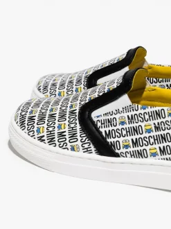 ( Nouvelle Collection ) Moschino Kids Chaussures De Skate à Logo Imprimé Enfant -Moschino Kids Soldes Boutique 17440810 39399901 600