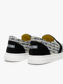 ( Nouvelle Collection ) Moschino Kids Chaussures De Skate à Logo Imprimé Enfant -Moschino Kids Soldes Boutique 17440810 39401039 600
