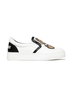 ( Nouvelle Collection ) Moschino Kids Chaussures De Skate Teddy Bear Enfant