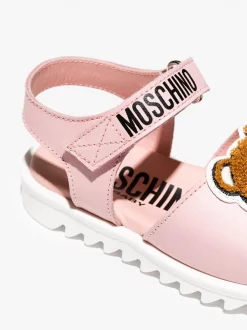 ( Nouvelle Collection ) Moschino Kids Sandales Teddy Bear à Attache Scratch 2 -Moschino Kids Soldes Boutique 17441128 39569081 600