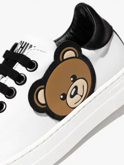 ( Nouvelle Collection ) Moschino Kids Baskets Teddy Bear En Cuir 1 -Moschino Kids Soldes Boutique 17442194 39564697 600