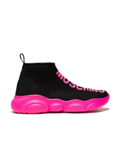 ( Nouvelle Collection ) Moschino Kids 1 Baskets à Semelle Teddy Bear Enfant