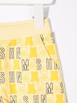 ( Nouvelle Collection ) Moschino Kids Pantalon De Jogging à Motif Teddy Bear 82807 YELLOW -Moschino Kids Soldes Boutique 17693304 37121347 600