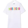 ( Nouvelle Collection ) Moschino Kids Robe à Logo Imprimé 10101 WHITE 1 ( Nouvelle Collection ) Moschino Kids Robe à Logo Imprimé 10101 WHITE -Moschino Kids Soldes Boutique 17693306 37112554 600