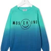 ( Nouvelle Collection ) Moschino Kids 82193 Pull à Logo Brodé Enfant