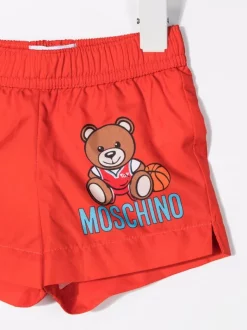 ( Nouvelle Collection ) Moschino Kids 50109 Short De Bain à Imprimé Teddy Bear Enfant -Moschino Kids Soldes Boutique 17693320 37133462 600