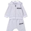 ( Nouvelle Collection ) Moschino Kids Survêtement à Logo Brodé Enfant -Moschino Kids Soldes Boutique 17693336 37138470 600