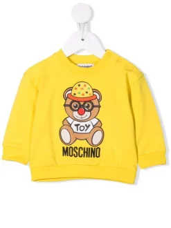 Moschino Kids Soldes Boutique 19 ( Nouvelle Collection ) Moschino Kids Sweat Teddy Bear à Broderies Enfant