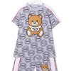( Nouvelle Collection ) Moschino Kids Short Teddy Bear à Logo Imprimé 83395 GREY 1 ( Nouvelle Collection ) Moschino Kids Short Teddy Bear à Logo Imprimé 83395 GREY -Moschino Kids Soldes Boutique 17693342 37138656 600