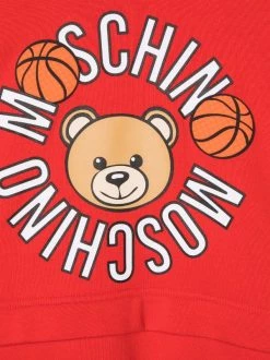 ( Nouvelle Collection ) Moschino Kids Hoodie à Logo Imprimé Enfant -Moschino Kids Soldes Boutique 17693344 37134092 600