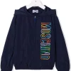 ( Nouvelle Collection ) Moschino Kids 40016 Veste à Logo Brodé Enfant