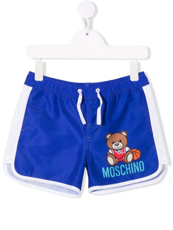 ( Nouvelle Collection ) Moschino Kids Short De Bain à Motif Teddy Bear Enfant 3 ( Nouvelle Collection ) Moschino Kids Short De Bain à Motif Teddy Bear Enfant