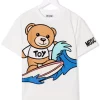 ( Nouvelle Collection ) Moschino Kids T-shirt à Logo Imprimé Enfant -Moschino Kids Soldes Boutique 17693365 37112571 600
