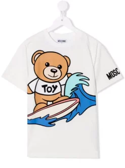 ( Nouvelle Collection ) Moschino Kids T-shirt à Logo Imprimé Enfant