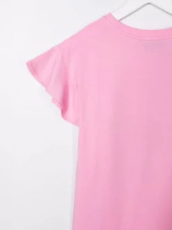 ( Nouvelle Collection ) Moschino Kids Robe-chemise à Logo Imprimé Enfant -Moschino Kids Soldes Boutique 17693375 37116712 600