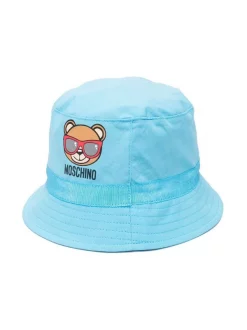 ( Nouvelle Collection ) Moschino Kids Bob à Motif Teddy Bear 41008 BLUE