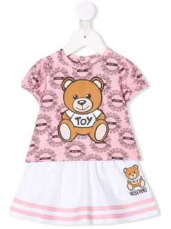 ( Nouvelle Collection ) Moschino Kids Ensemble Jupe-haut à Motif Teddy Bear 83394