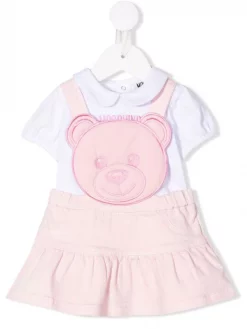 ( Nouvelle Collection ) Moschino Kids Ensemble Jupe-haut à Motif Teddy Bear Enfant