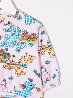 ( Nouvelle Collection ) Moschino Kids Pull à Imprimé Graphique 83262 -Moschino Kids Soldes Boutique 17693392 37120651 600