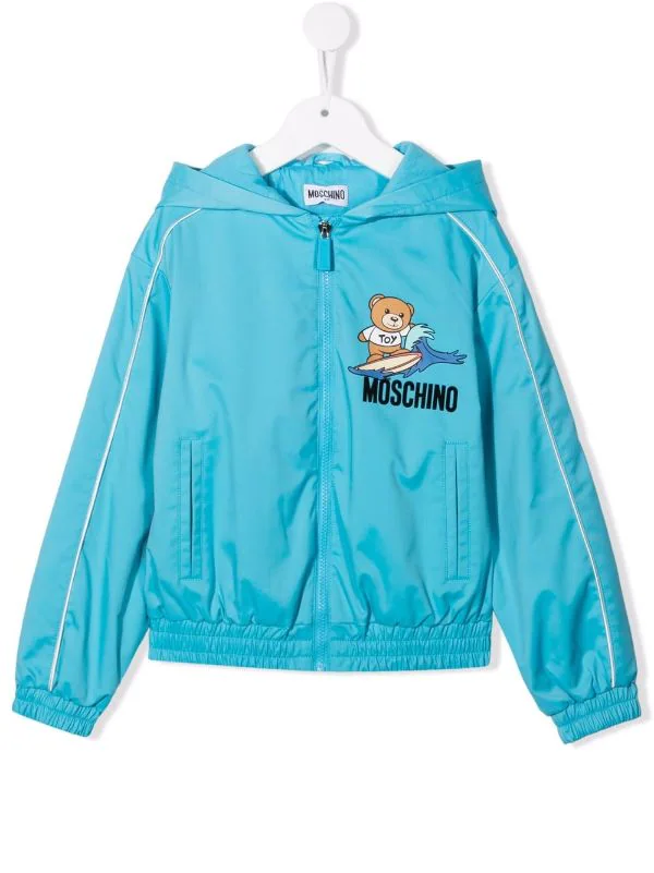 ( Nouvelle Collection ) Moschino Kids Veste Zippée à Capuche Enfant 3 ( Nouvelle Collection ) Moschino Kids Veste Zippée à Capuche Enfant