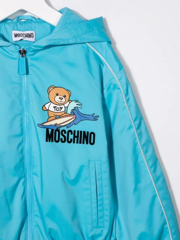 ( Nouvelle Collection ) Moschino Kids Veste Zippée à Capuche Enfant 5 ( Nouvelle Collection ) Moschino Kids Veste Zippée à Capuche Enfant – Image 3