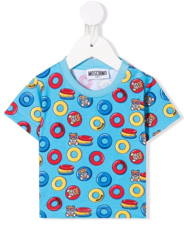 ( Nouvelle Collection ) Moschino Kids T-shirt à Motif Teddy Bear Enfant 3 ( Nouvelle Collection ) Moschino Kids T-shirt à Motif Teddy Bear Enfant