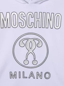 ( Nouvelle Collection ) Moschino Kids Hoodie Double Question Mark à Logo Imprimé 10101 WHITE 7 ( Nouvelle Collection ) Moschino Kids Hoodie Double Question Mark à Logo Imprimé 10101 WHITE -Moschino Kids Soldes Boutique 17693402 37113435 600