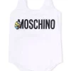( Nouvelle Collection ) Moschino Kids 10101 WHITE Maillot De Bain à Logo Imprimé Enfant 2 ( Nouvelle Collection ) Moschino Kids 10101 WHITE Maillot De Bain à Logo Imprimé Enfant -Moschino Kids Soldes Boutique 17693410 37111628 600