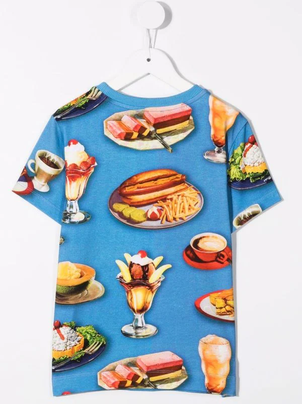 ( Nouvelle Collection ) Moschino Kids 82737 BLUE T-shirt à Logo Imprimé Enfant 4 ( Nouvelle Collection ) Moschino Kids 82737 BLUE T-shirt à Logo Imprimé Enfant – Image 2