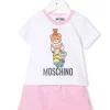 ( Nouvelle Collection ) Moschino Kids Ensemble Haut-pantalon à Logo Enfant 2 ( Nouvelle Collection ) Moschino Kids Ensemble Haut-pantalon à Logo Enfant -Moschino Kids Soldes Boutique 17694276 37113371 600