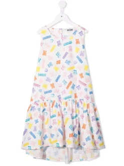 ( Nouvelle Collection ) Moschino Kids Robe à Logo Imprimé Enfant