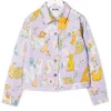 ( Nouvelle Collection ) Moschino Kids Veste En Jean à Logo Imprimé 83263 PURPLE 2 ( Nouvelle Collection ) Moschino Kids Veste En Jean à Logo Imprimé 83263 PURPLE -Moschino Kids Soldes Boutique 17694303 37092745 600