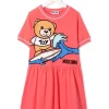 ( Nouvelle Collection ) Moschino Kids Robe Toy Bear Surf 50218 -Moschino Kids Soldes Boutique 17695129 37093025 600