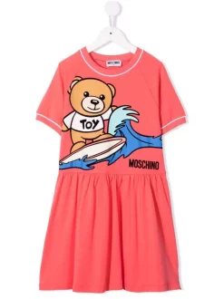 ( Nouvelle Collection ) Moschino Kids Robe Toy Bear Surf 50218