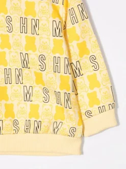 ( Nouvelle Collection ) Moschino Kids Sweat à Logo Imprimé 82807 YELLOW 7 ( Nouvelle Collection ) Moschino Kids Sweat à Logo Imprimé 82807 YELLOW -Moschino Kids Soldes Boutique 17695134 37107222 600