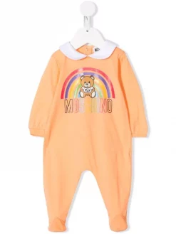 ( Nouvelle Collection ) Moschino Kids 50970 Pyjama à Logo Imprimé Enfant