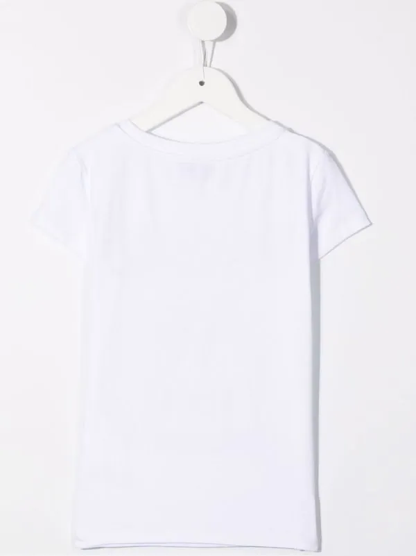 ( Nouvelle Collection ) Moschino Kids 10101 WHITE T-shirt à Logo Imprimé Enfant 4 ( Nouvelle Collection ) Moschino Kids 10101 WHITE T-shirt à Logo Imprimé Enfant – Image 2