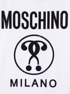 ( Nouvelle Collection ) Moschino Kids 10101 WHITE T-shirt à Logo Imprimé Enfant 7 ( Nouvelle Collection ) Moschino Kids 10101 WHITE T-shirt à Logo Imprimé Enfant -Moschino Kids Soldes Boutique 17695143 37093926 600