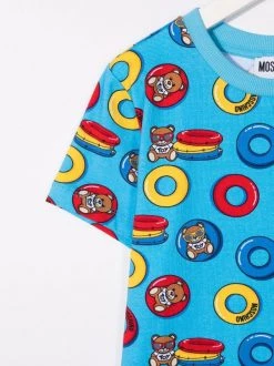 ( Nouvelle Collection ) Moschino Kids T-shirt Imprimé Toy-Bear Enfant -Moschino Kids Soldes Boutique 17695151 37090746 600