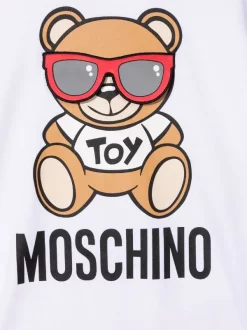 ( Nouvelle Collection ) Moschino Kids Hoodie à Logo Imprimé 10101 WHITE 7 ( Nouvelle Collection ) Moschino Kids Hoodie à Logo Imprimé 10101 WHITE -Moschino Kids Soldes Boutique 17695156 37111616 600