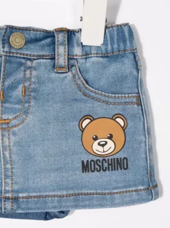 ( Nouvelle Collection ) Moschino Kids Minijupe à Logo Imprimé Enfant -Moschino Kids Soldes Boutique 17695171 37113294 600